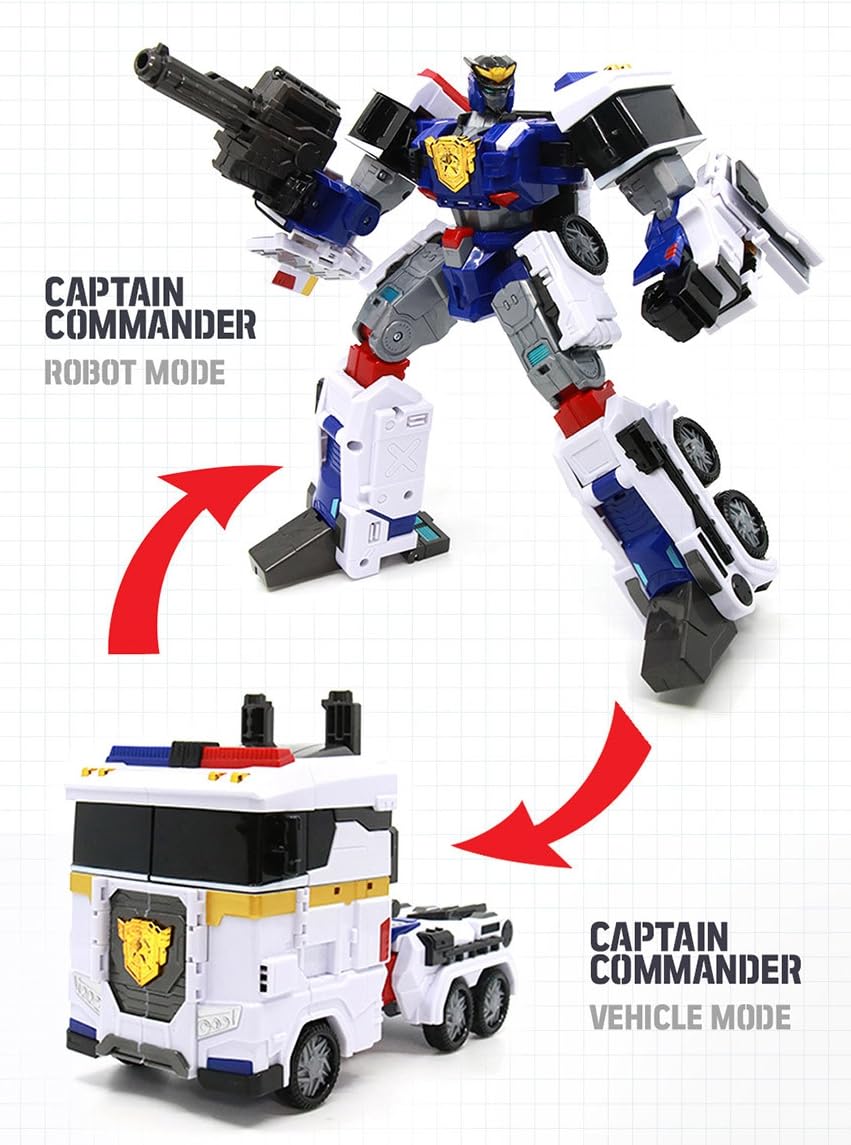 ミニフォースジャスティスタイタンとキャプテンコマンダーセット