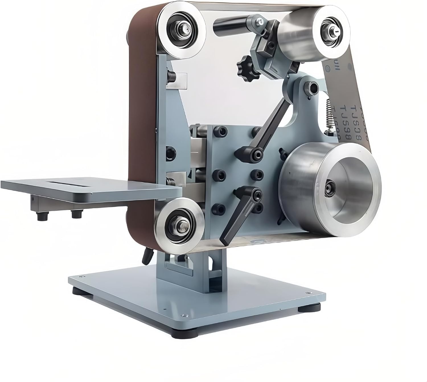Máquina amoladora de banda, lijadora de banda de escritorio para fabricación de cuchillos, pulido y afilado de metales