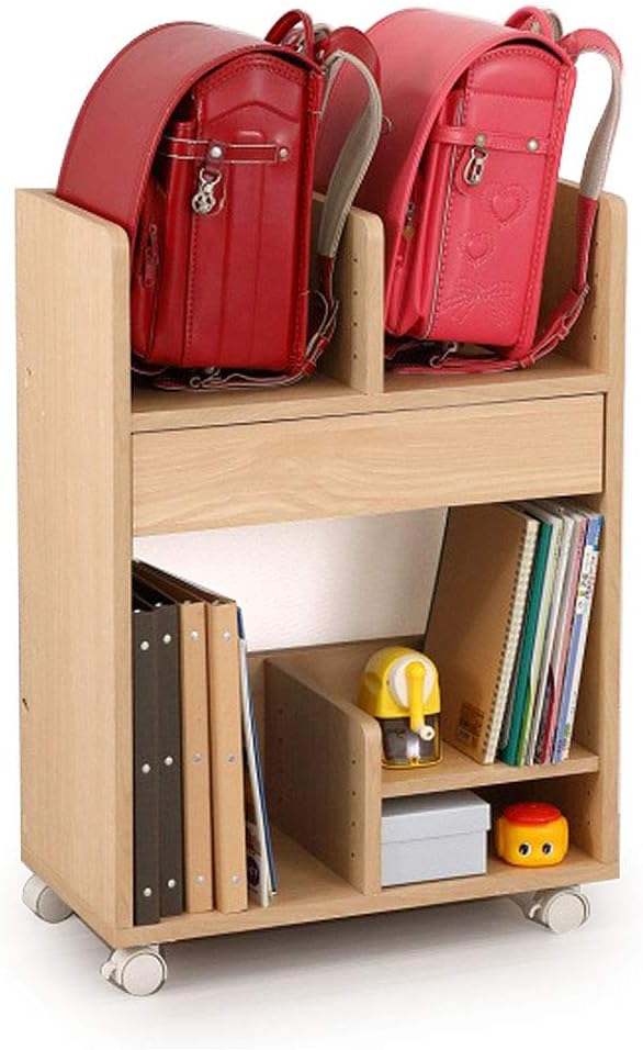 Crocio 079865 Simple Backpack Storage Wagon, Natural, Width 21.7 inches (55 cm), Wooden