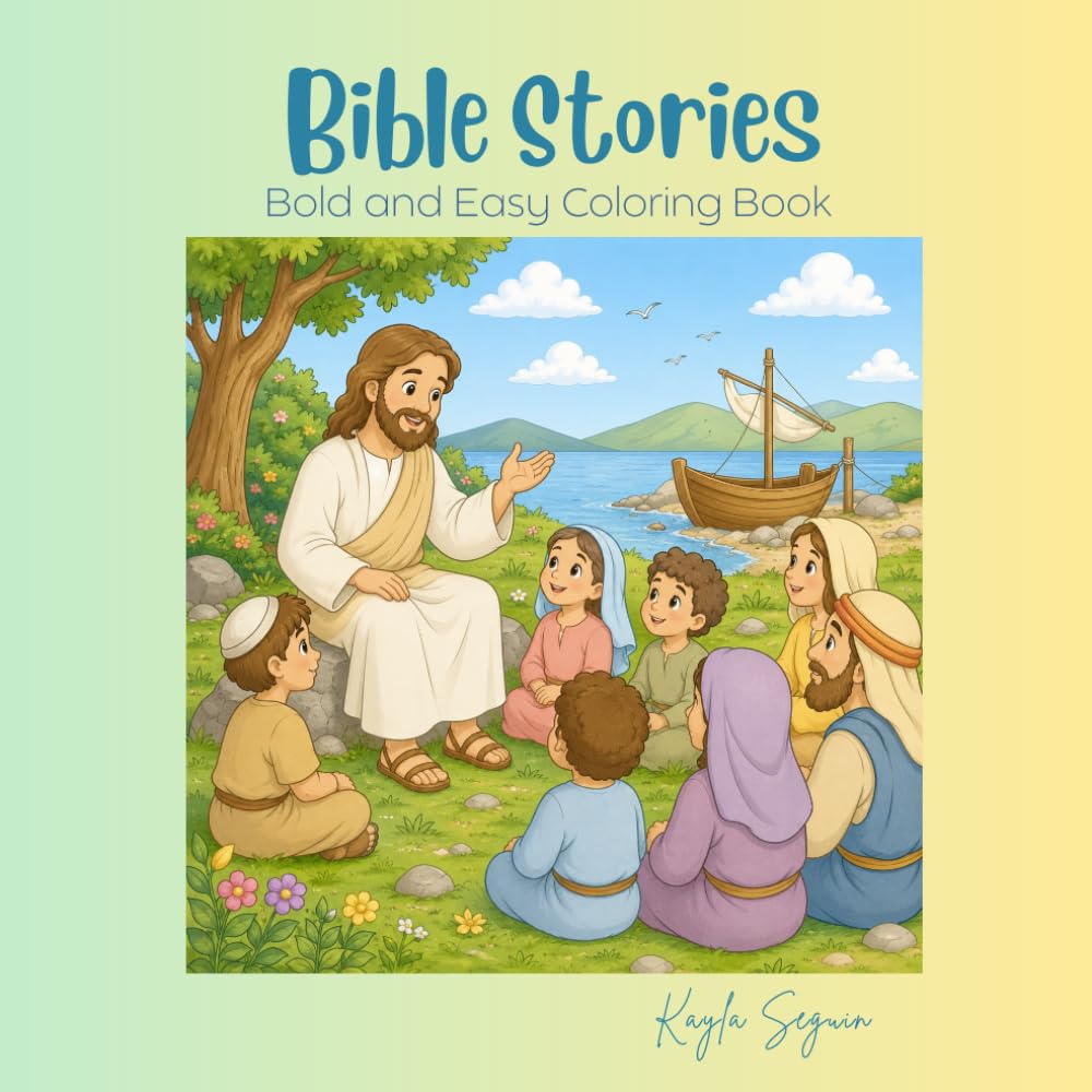 Bible Stories: Colouring Book