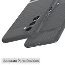 Pikkme Back Cover for Samsung Galaxy A16 5G Camera Protection 3D Hexa Cube Design Silicone Protective Bumper Case (Grey) gallery image