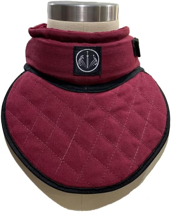 ASAki Hema Gear Throat Protector/Fencing Gorget.Customizable Colors.Suitable for Steel Sword Sparring