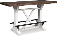 Signature Design by Ashley Farmhouse Counter Height Table, White