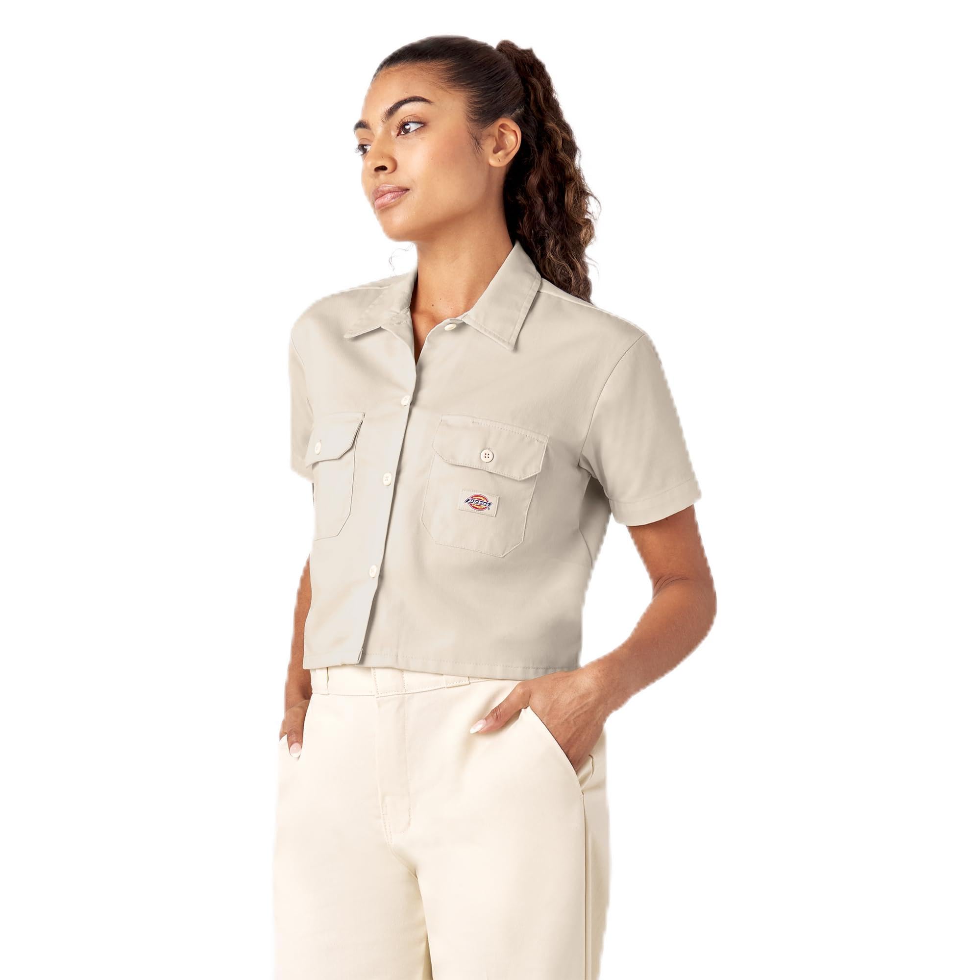 Photo 1 of Dickies WORK SHIRT CROPPED SS W