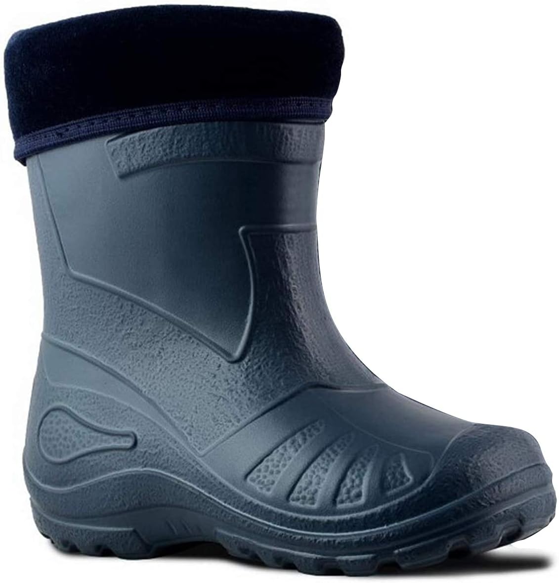 Kolma Ultra Light EVA Kids Girls Wellington Boots Rainy Snow Wellies Red Very Warm Liners
