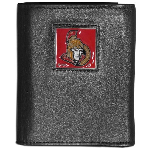Image of NHL Ottawa Senators Genuine Leather Tri-Fold Wallet