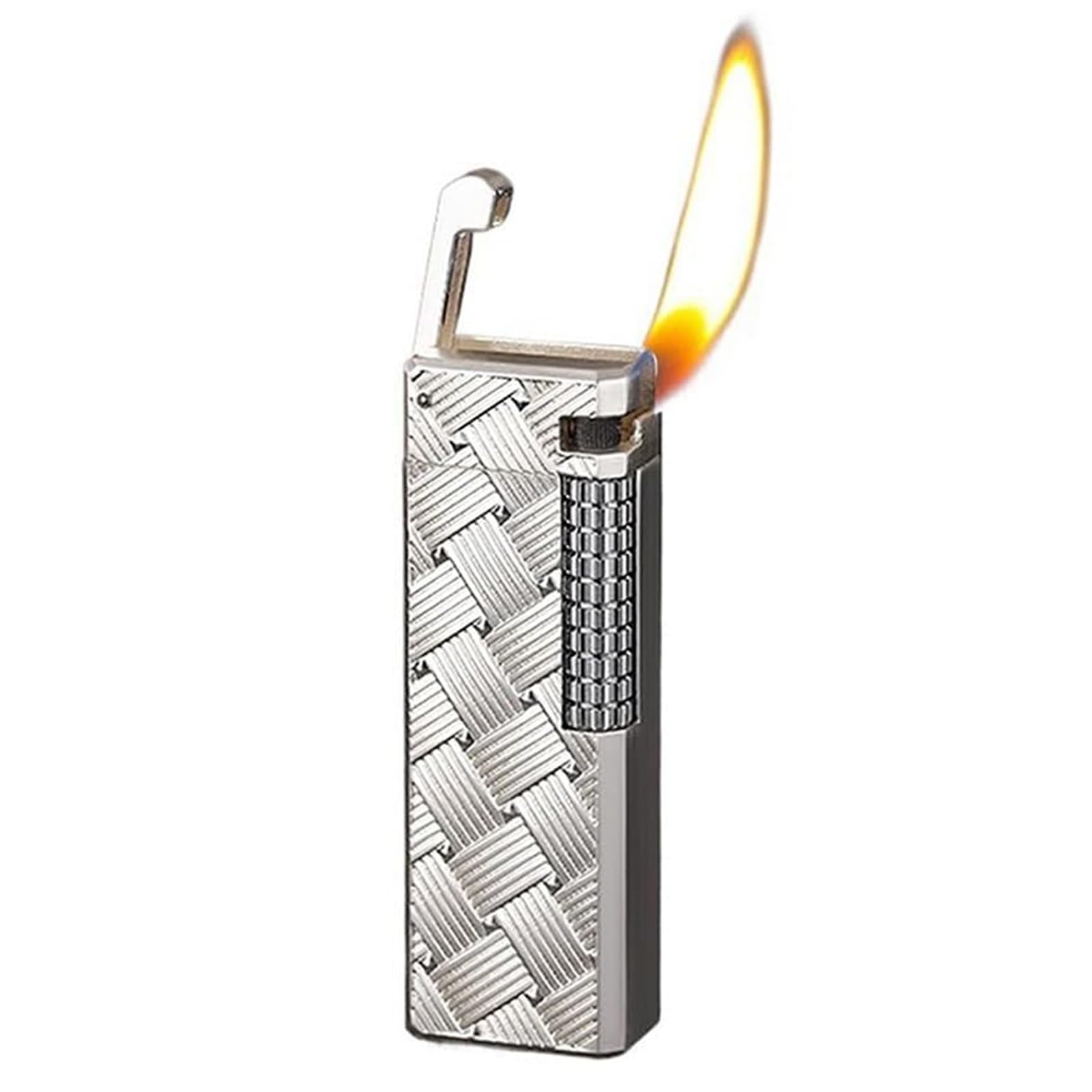 Briquet à meule durable en métal contre le vent et les pannes