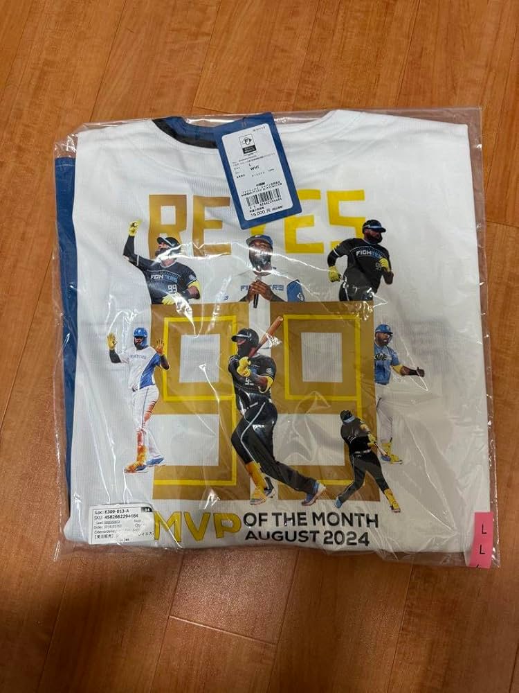 匿名即日発送　レイエス　LサイズMVP記念DTFレプリカユニフォーム 新品未開封 Amazon.co.jp: レイエス LサイズMVP記念DTFレプリカユニフォーム