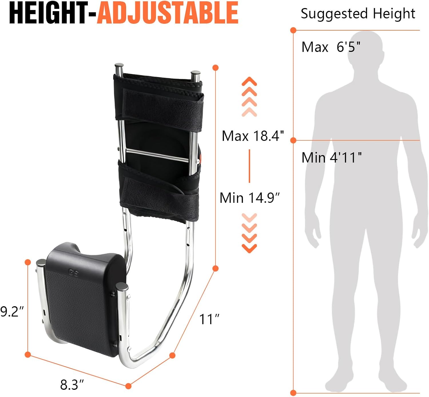 Knee Seat for Work, Kneeler Seat for Gardening Farm Work,Kneeling Pad with Detachable Seat, Ergonomic Kneeler & Kneeling Seat for Construction,Tiling Flooring, Cleaning, Knee and Ankle Support