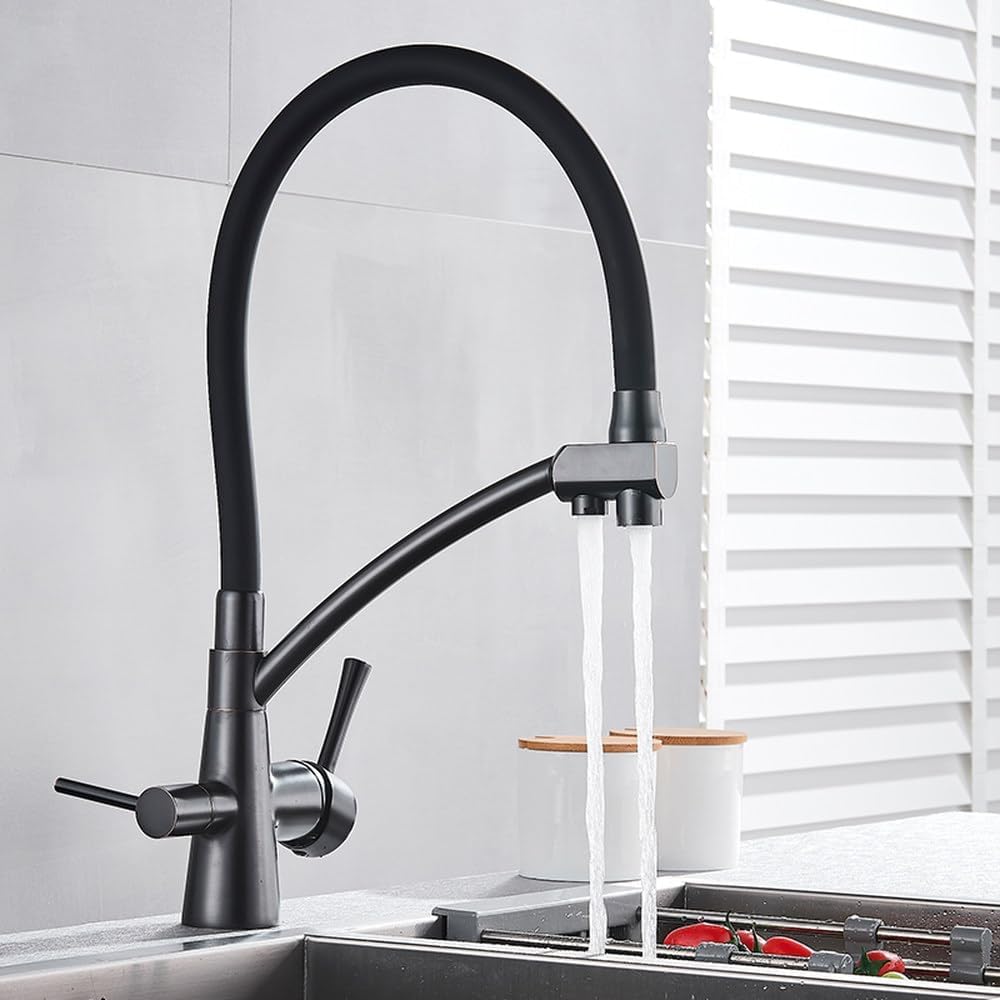 Mélangeurs d'eau potable de luxe en bronze et rotation 360 LWX - 8