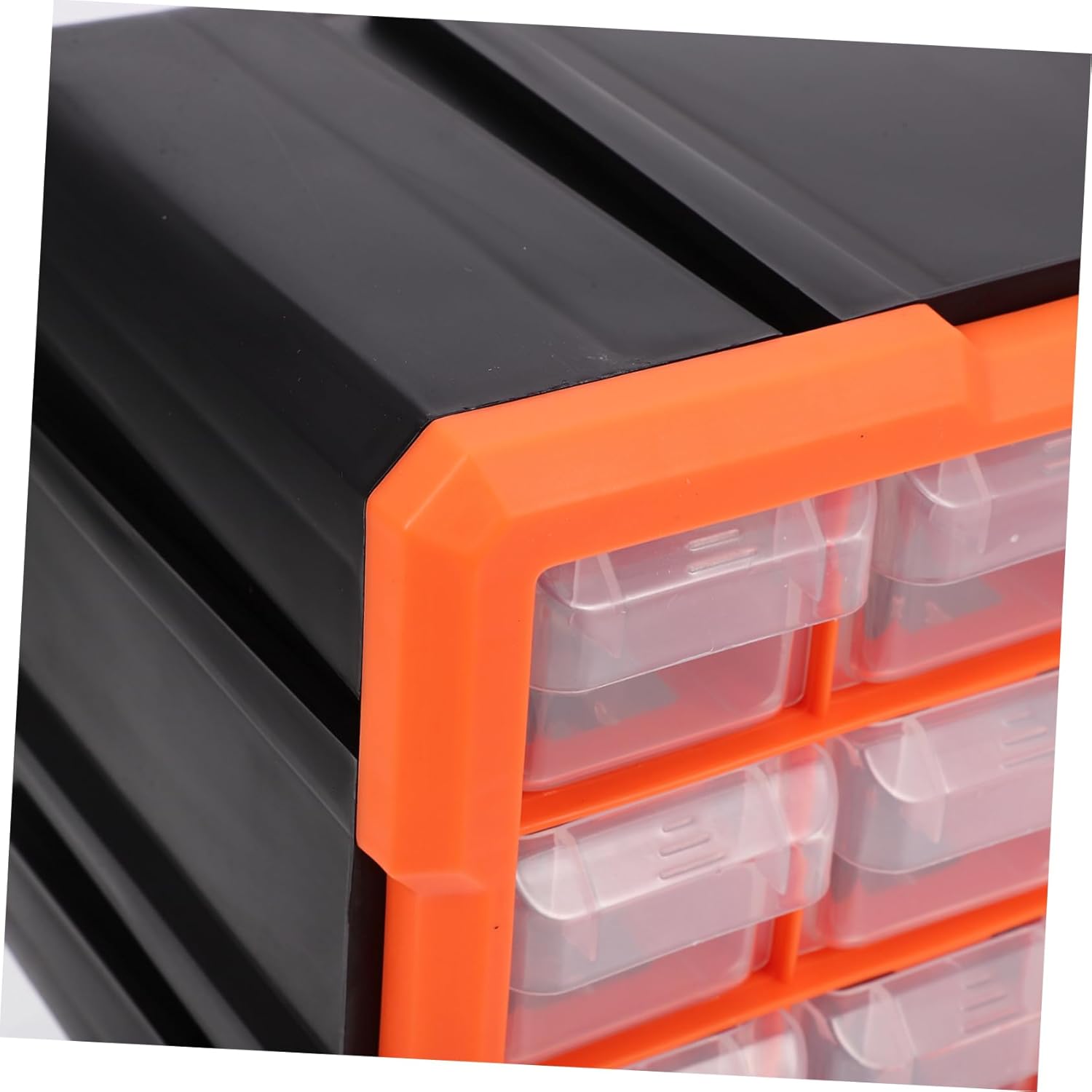 POPETPOP Portable Electronics Parts Organizer Box Multi-compartment Screw Storage for Small Tools and Hardware Plastic Design for Efficient Categorization and Transport