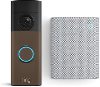 Ring Battery Video Doorbell (neueste Gen.) + Chime (3. Gen.) | VideotĂŒrklingel-Kamera mit Retinal 2K, optimierter Zoom (bis zu 6x) | Eingebauter Akku | 30 Tage Gratiszeitraum fĂŒr Ring-Abonnement - Top Deal
