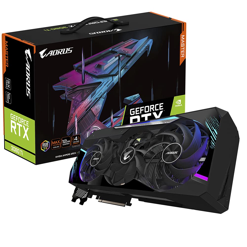 Gigabyte GV-N308TAORUS M-12GD, Karta Graficzna, GeForce RTX 3080 Ti MASTER 12 GB, Czarny