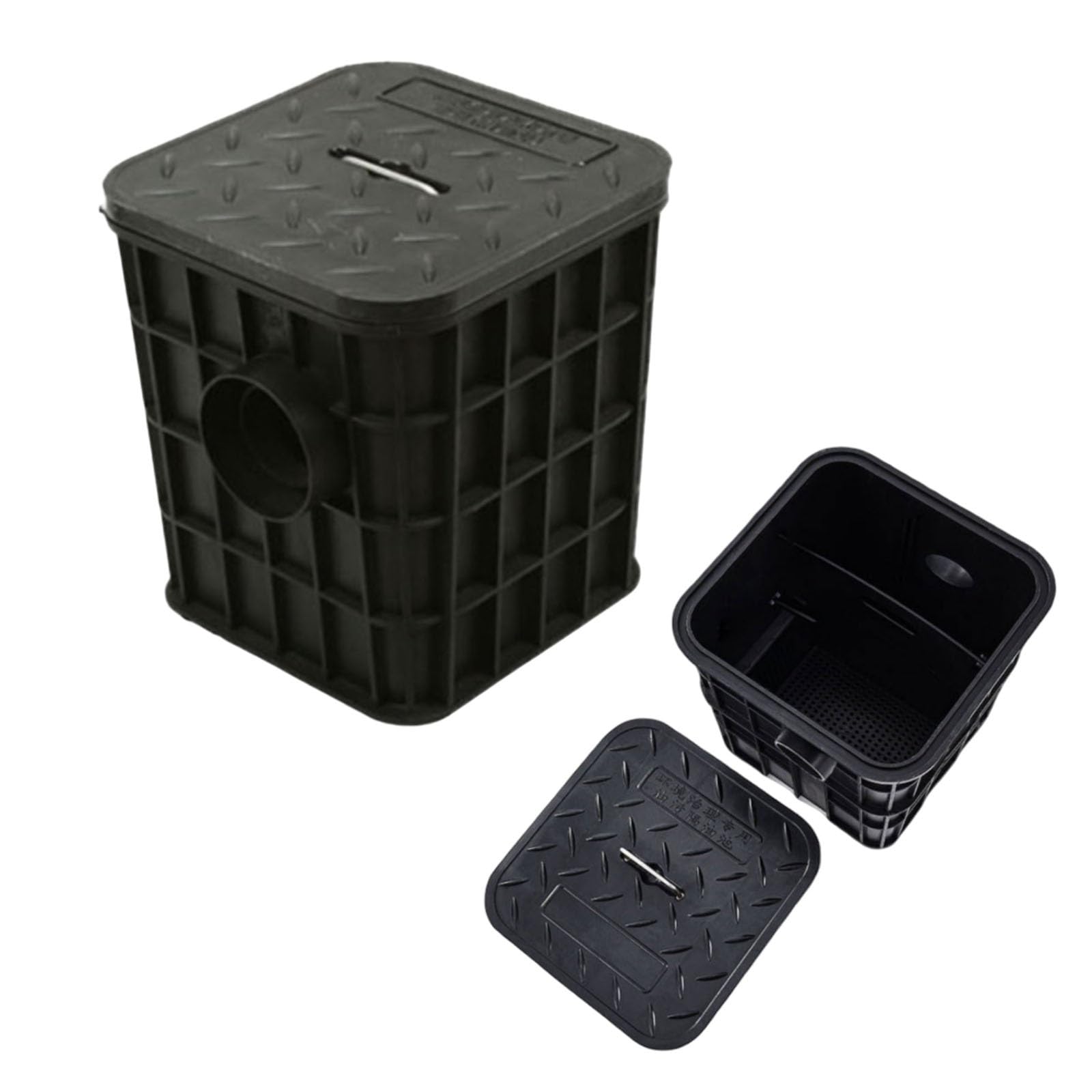 Gewerbliche Fettabscheider, Fettabscheider, Öl-Wasser-Abscheider, 45 l/65 l/40 l/124 l, for die Küche zu Hause im Restaurant(45L)