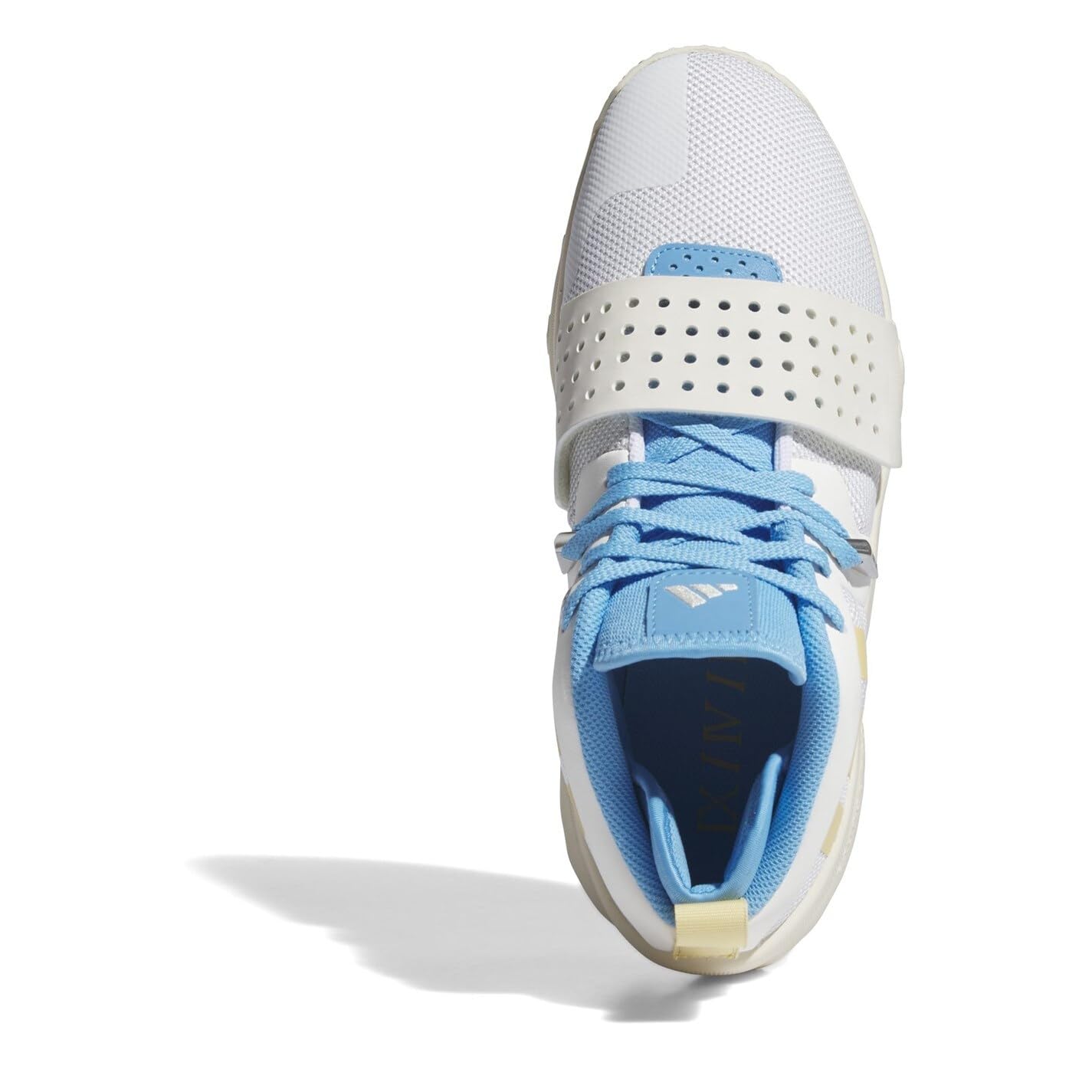 adidas Zapatillas de Baloncesto Blancas/Amarillo/Azul Hombre Señora 8