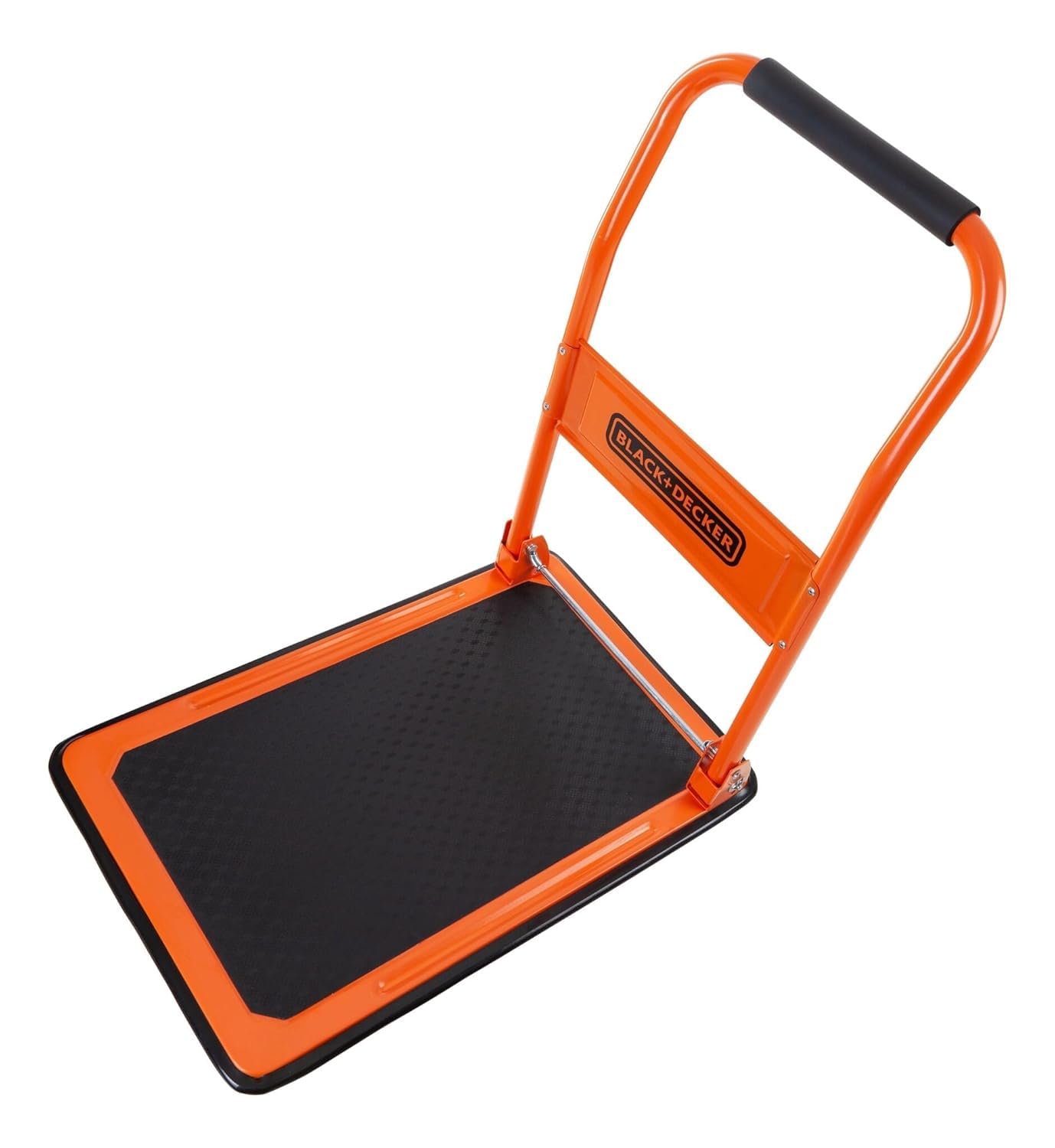 BLACK+DECKER BXWT-H303 Chariot à roulettes - Diable Pliant Max. 80KG - Chariot Plateforme 60 x 40 x 80,5 cm - Diable Demenagement avec Poignée - Facile à Ranger - Acier