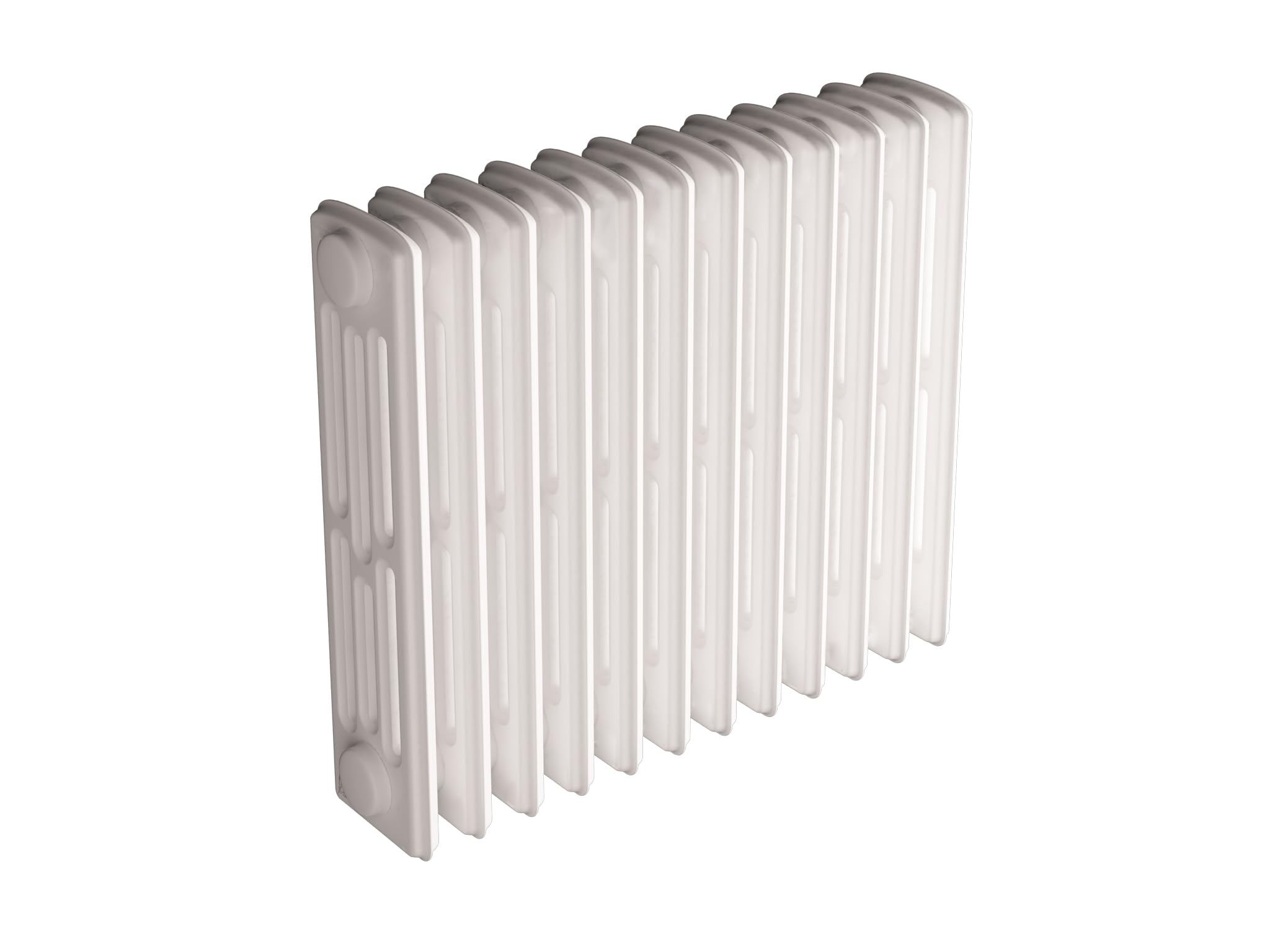 Merveille - Lot de 2 Supports pour Tablette Radiateur Fonte 4 à 6 Colonnes - Fixation sans Perçage - pour Étagère Radiateur de 16 à 26 cm de Large - Fabrication Française