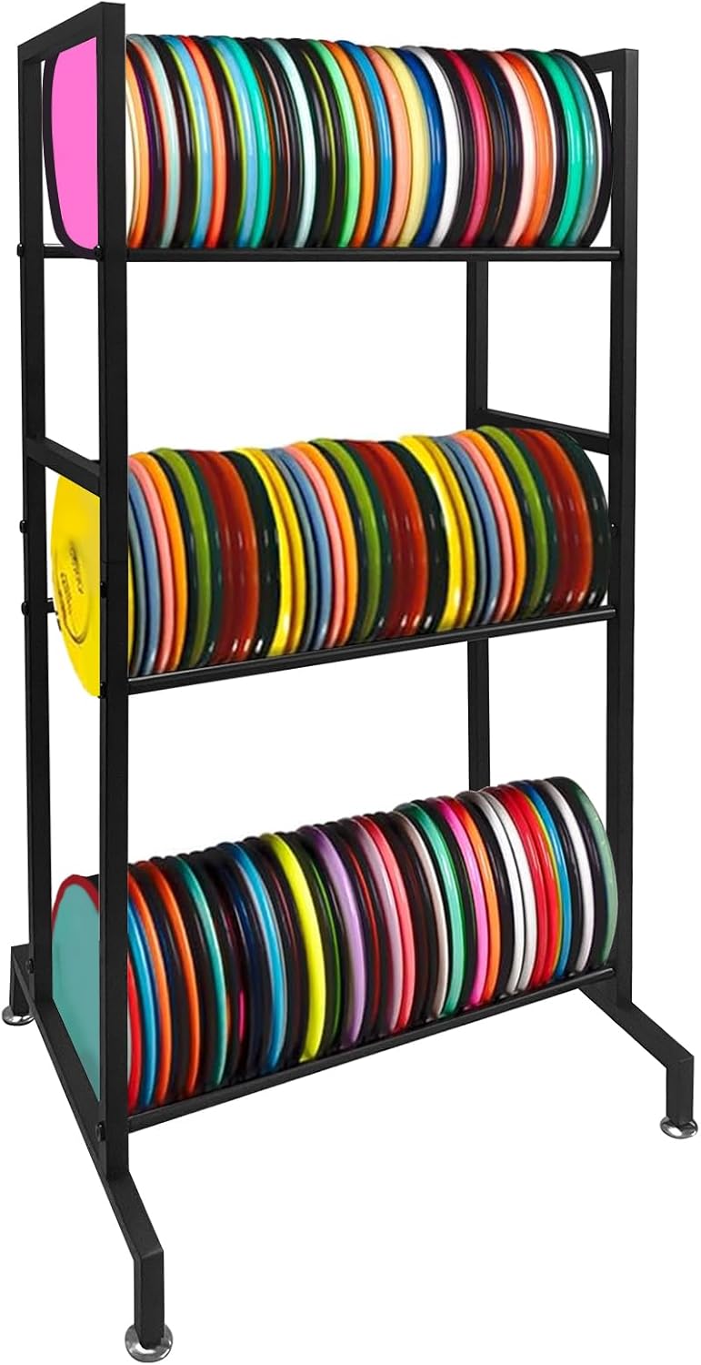 TTzycc Disc golf rack，Disc golf storage，For storage and organization