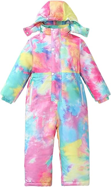 Unisex Skianzug Kinder – Einteilig, Wind- & Wasserdicht, Mit Kantenschutz, Für Outdoor & Ski
