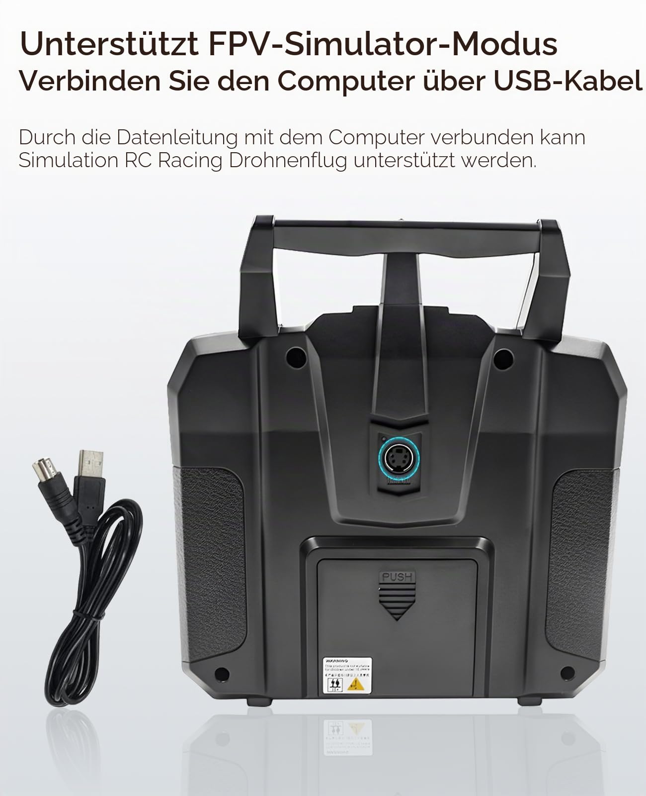 Flysky FS-i6X RC Fernsteuerung mit FS-iA6B Empfänger 2.4GHz AFHDS 2A Funksender für RC Quadcopter, Hubschrauber, Multicopter, Flugzeug, Auto und Boot (Mode 2) (i6X+iA6B)