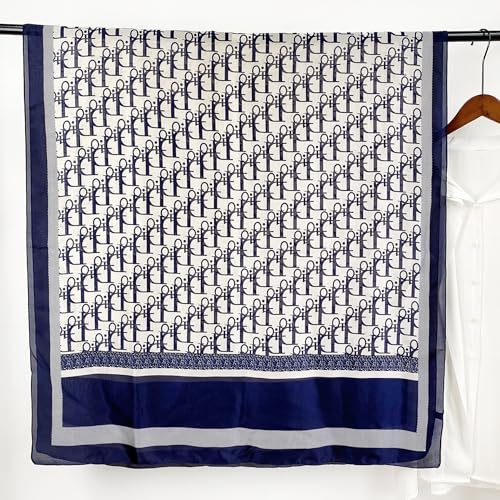 Image of MALINA Women's Polyester Silk Satin Stole Scarf - Soft Lightweight Fashion Wrap, Elegant Floral & Gradient Design, summer stole,Scarf For Women,Premium Stole,Large Size 180x90 cm'