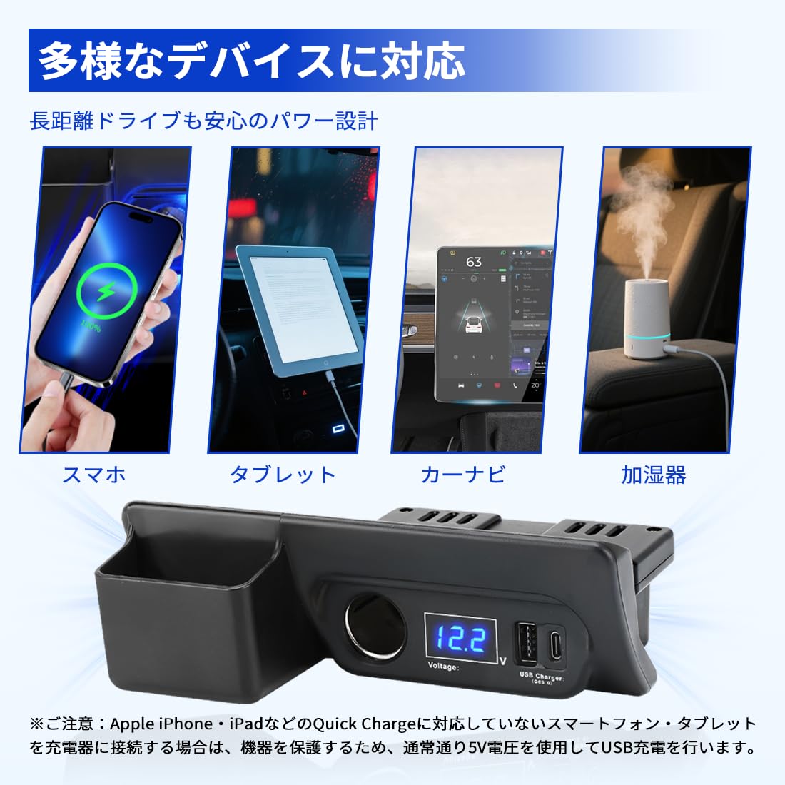 Amazon.co.jp: SUNVIC ハイエース 200系 増設電源ユニット QC3.0 USB