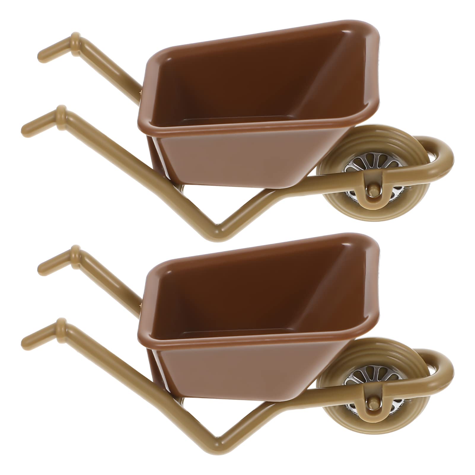 Home Decor Home Decor 2Pcs Mini Cart Models Garden Cart Tools Simulation Farming Decorations Landscape Ornaments Miniature Wheelbarrow Accessories Kids Toys Kids Toys