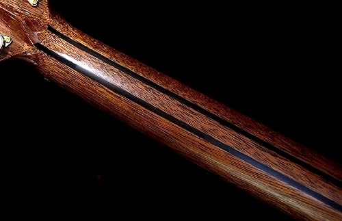 Miniatura 5 de YYYSHOPP Guitarra LeChant LS-JC50A Guitarra acústica de abeto macizo 41 pulgadas parte trasera y laterales de madera recortada para guitarra