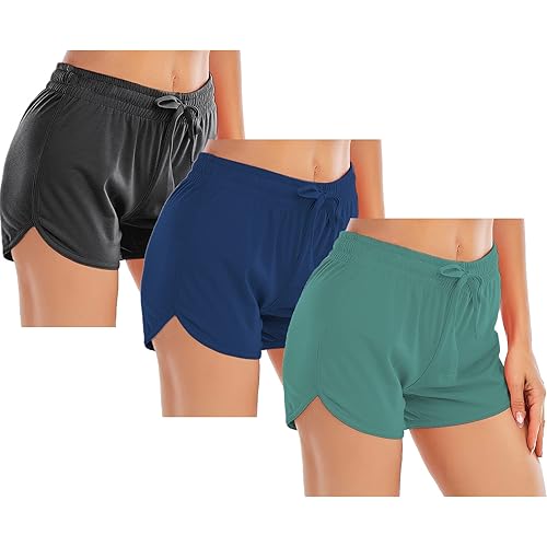 MCPORO Workout Yoga Running Shorts for Women Gym Athletic Activewear