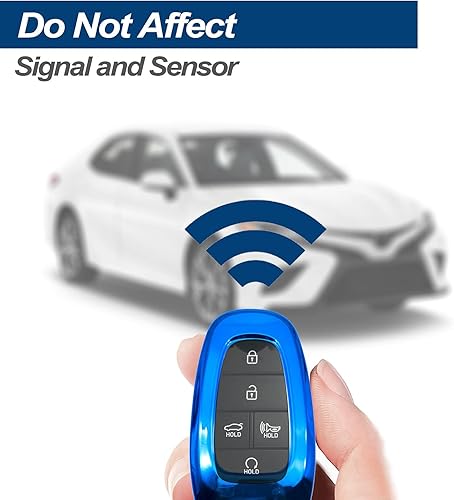 Miniatura 6 de Compatible con Hyundai Tucson Palisade Santa Cruz Ioniq 5 Santa Fe Nexo Sonata Ioniq Funda para Llavero Caja Soporte Protector de Llavero de Entrada