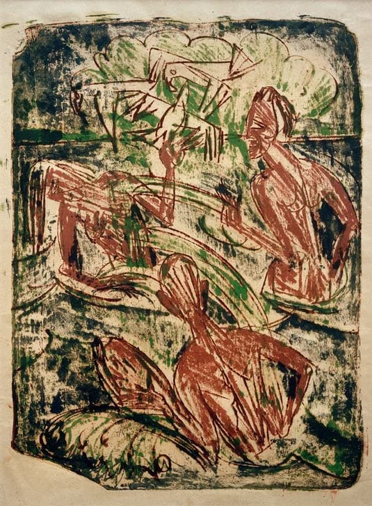 Tableau Avenue des Châtaignes par Kirchner déco chambre 60x90cm