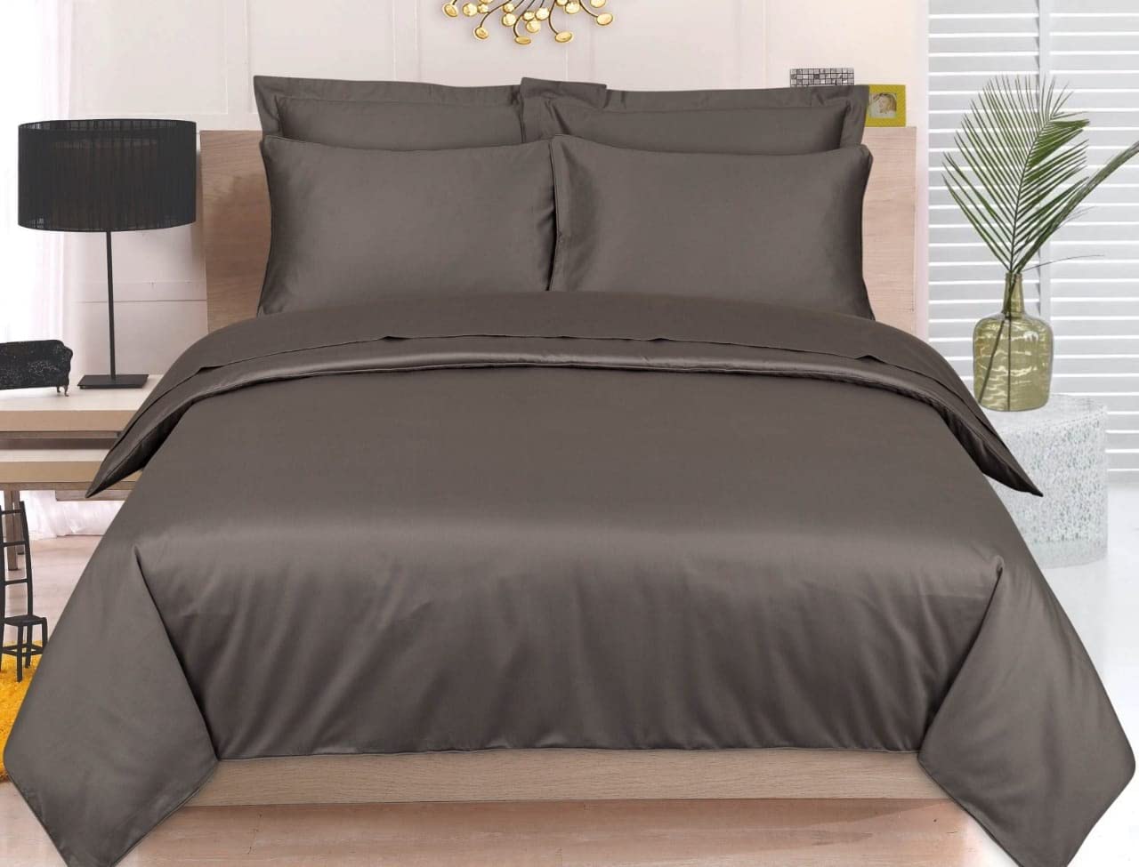 Flat Plain Cotton bedsheet Double Bed Amazon.in Home & Kitchen