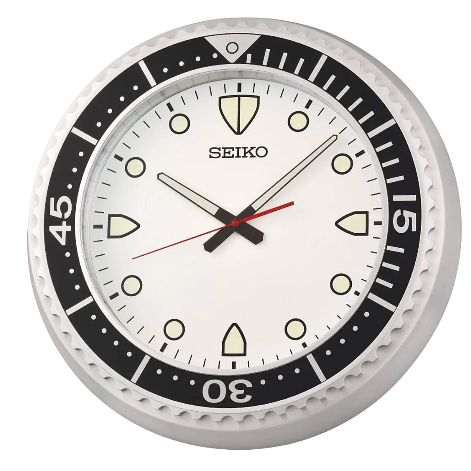 Seiko Clock Wall Clock Blue/White