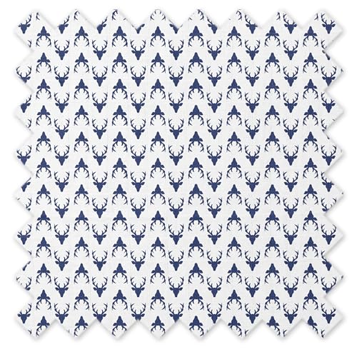 Image of Bacati - Tribal /Aztec Cotton Muslin Fabric Hooded Towels /Wash Cloths(Set of 3) (Set of 3 Wash Cloths, Bucks /Triangles Navy)