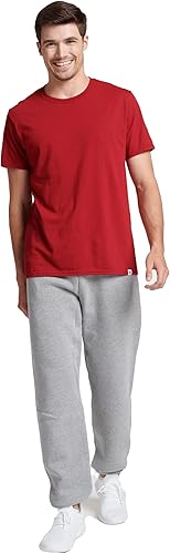 Miniatura 2 de Russell Athletic Camisetas Dri-Power de manga corta para hombre, absorben la humedad, protección contra olores, UPF 30+, tallas S-4x