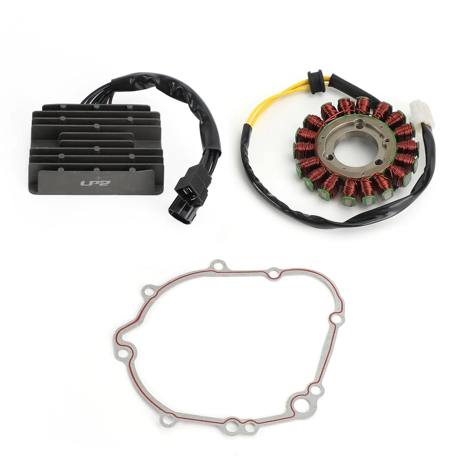 Per Suzuki GSXR 600 750 2008-2019 Moto Magneto Bobina Statore Raddrizzatore Di Tensione Guarnizione