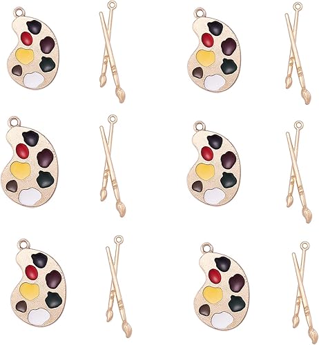 Vista 54 de LiQunSweet 80 unidades de 4 estilos de dientes saludables para cepillo de dientes, dientes esmaltados, mini dijes para hacer joyas, accesorios