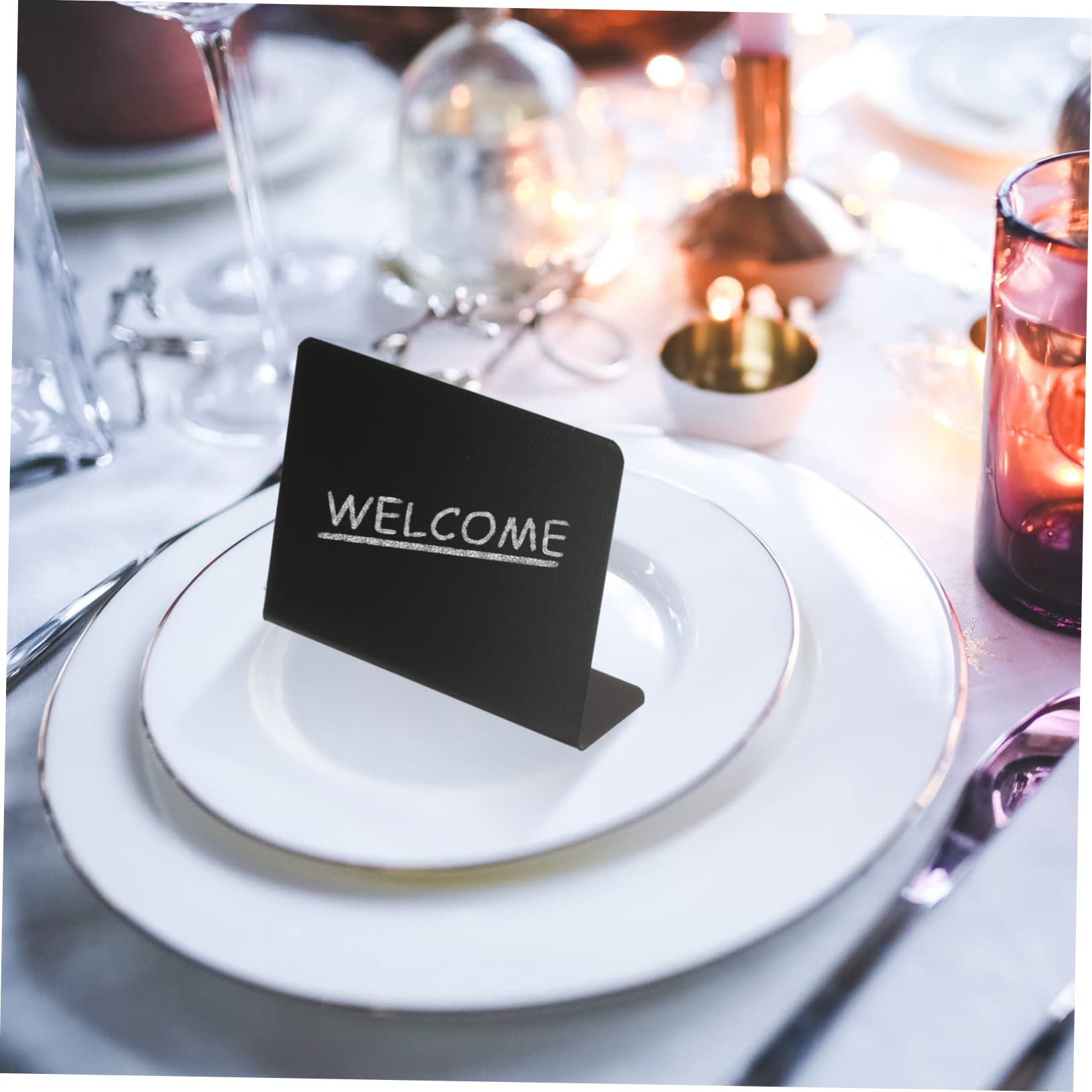 TEHAUX 120stücke Mini Kreidetafeln Wiederbeschreibbare Tischschilder Für Buffets Hochzeiten Partys Und Förmige Kleine Tafeln Für Kreative Food Labels Und Dekoration