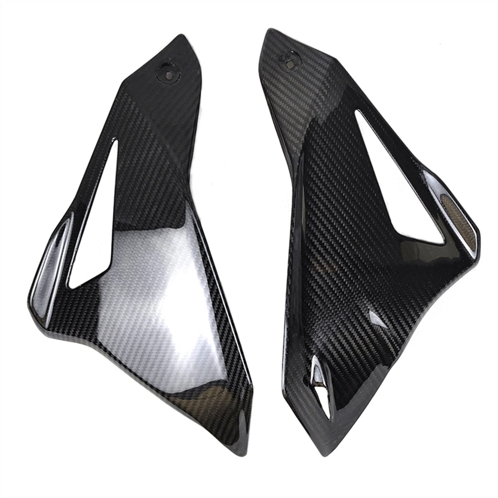 Panel lateral fibra carbono 3K Yamaha MT 10 superior
