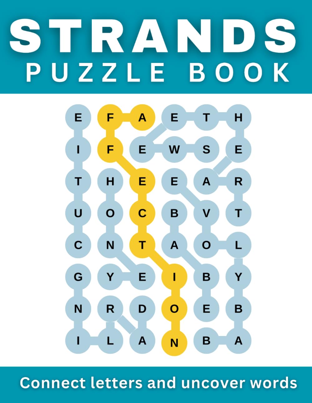 Strands puzzle book: Connect letters and uncover words