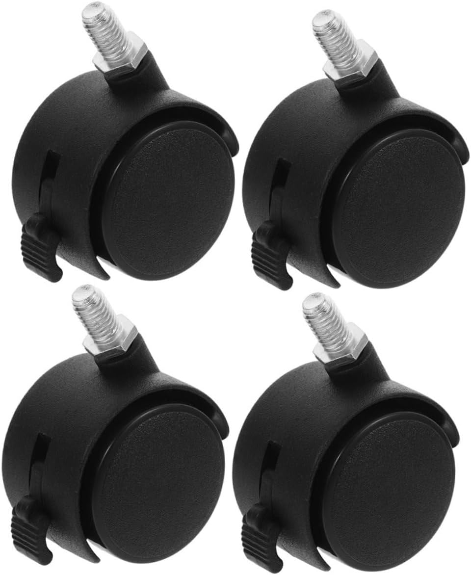 Zerodeko 4pcs Heavy Duty Replacement Chair Casters with Brake * Threaded Swivel Wheels for Office Computer Chairs Desks Cabinets and Bookshelves Smooth Zerodeko 4pcs Heavy Duty Replacement Chair Casters with Brake * Threaded Swivel Wheels for Office Computer Chairs Desks Cabinets and Bookshelves Smooth