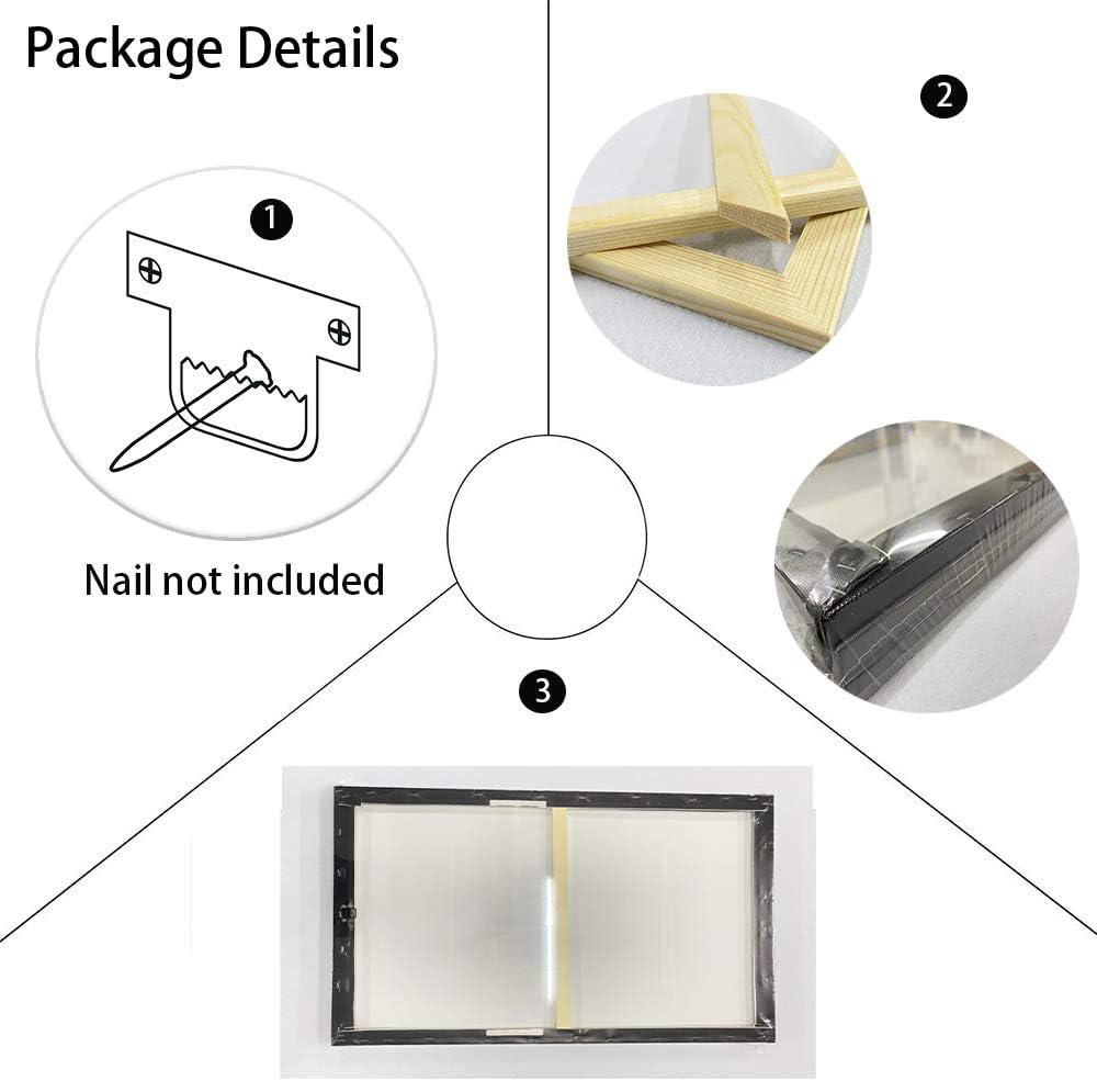 BWSPACE Motivational Wall Decor Grind Hustle Execution Wall Art Office Wall Decor Posters for Men 3 Pieces Framed Canvas Wall Prints Artwork Home Gym Bedroom Ready to Hang - Image 6