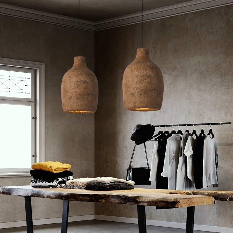 Lustre de plafond E27 et suspensions géométriques créatives - 4
