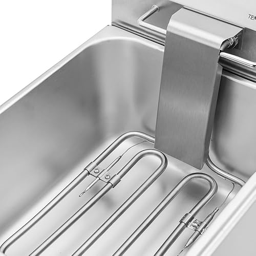 Miniatura 5 de Chef's Supreme - Freidora de encimera de 120 V y 10 libras. con 1 cesta, cada una