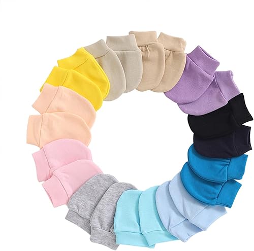 Miniatura 6 de Manoplas de bebé antiarañazos, guantes suaves para niños y niñas de 0 a 6 meses