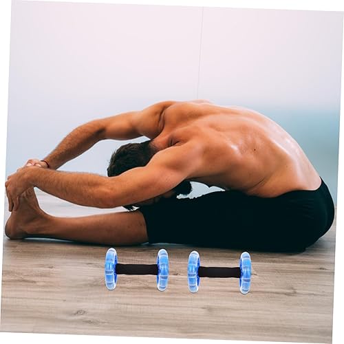Miniatura 7 de Rueda de fitness para hombres y mujeres, ejercitador de estómago, rueda de rodillo abdominal para construcción muscular abdominal