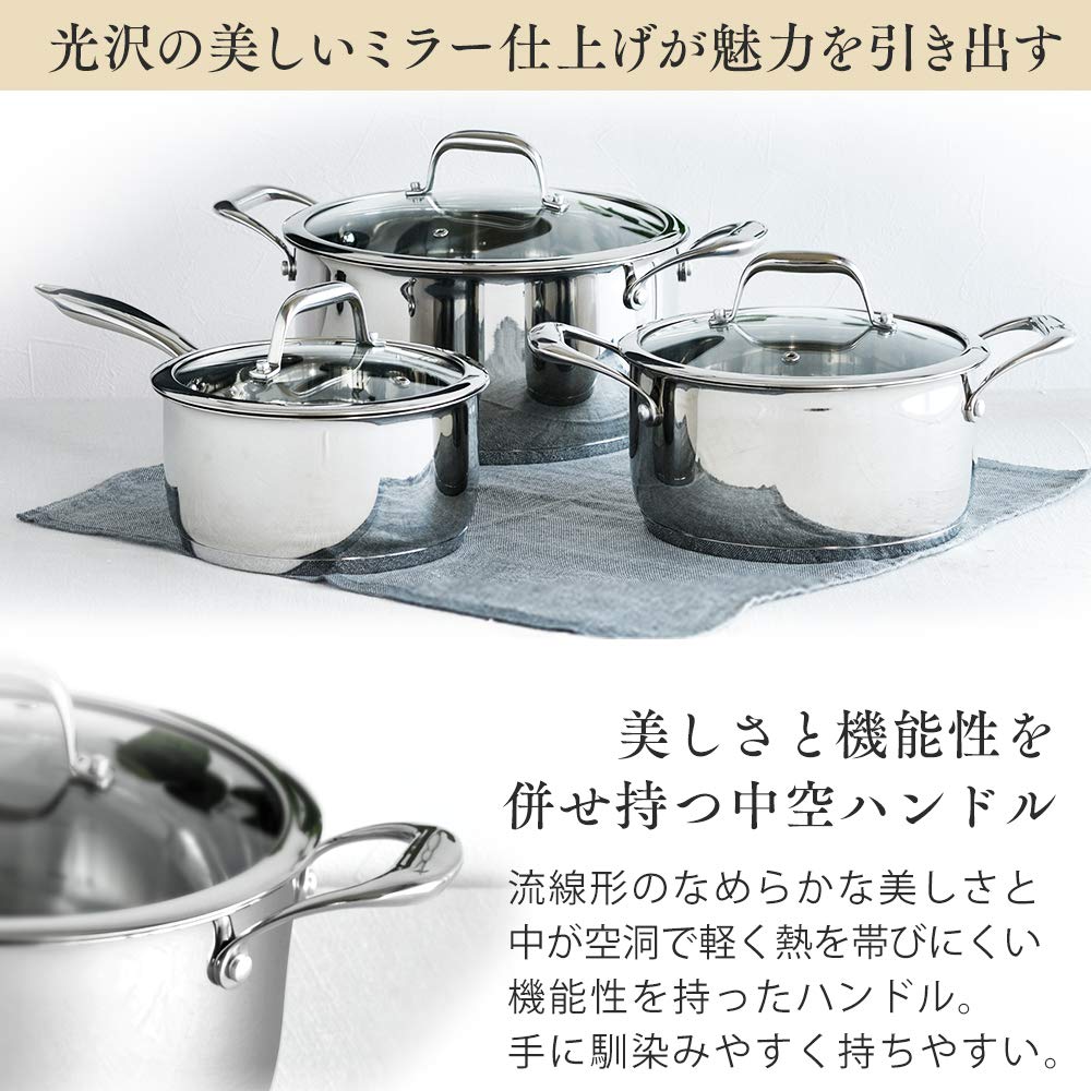 Amazon.co.jp: アイリスオーヤマ 両手鍋 24cm ガス火/IH対応 食器洗浄