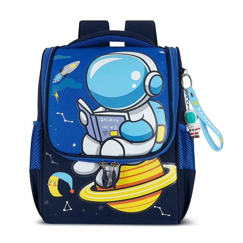 Kids Backpack for Boys, Astronaut School Bag with Laptop Compartment, Space Travel Pack, Blue (B0D6BNBQFV) Amazon Price History, Amazon Price Tracker