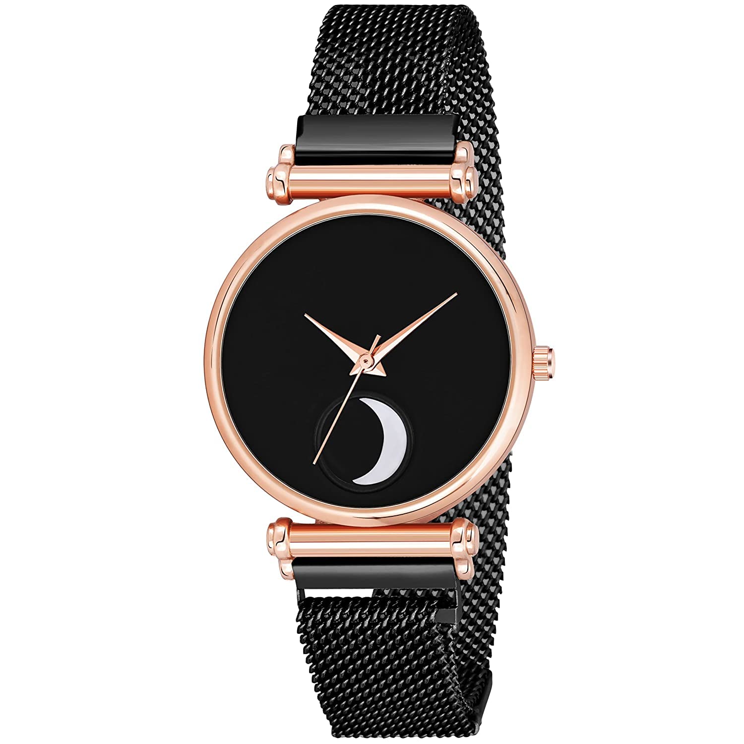 See full amazon price history chart for Talgo Alluring Analogue Black Dial Black Magnet Strap Graceful Stylish Wrist Watch for Women, Pack of 1 - C34-RG-RLXCHAND-BLK-BKM Talgo Alluring Analogue Black Dial Black Magnet Strap Graceful Stylish Wrist Watch for Women, Pack of 1 - C34-RG-RLXCHAND-BLK-BKM (B0C2J5J6KH) Amazon Price History, Amazon Price Tracker
