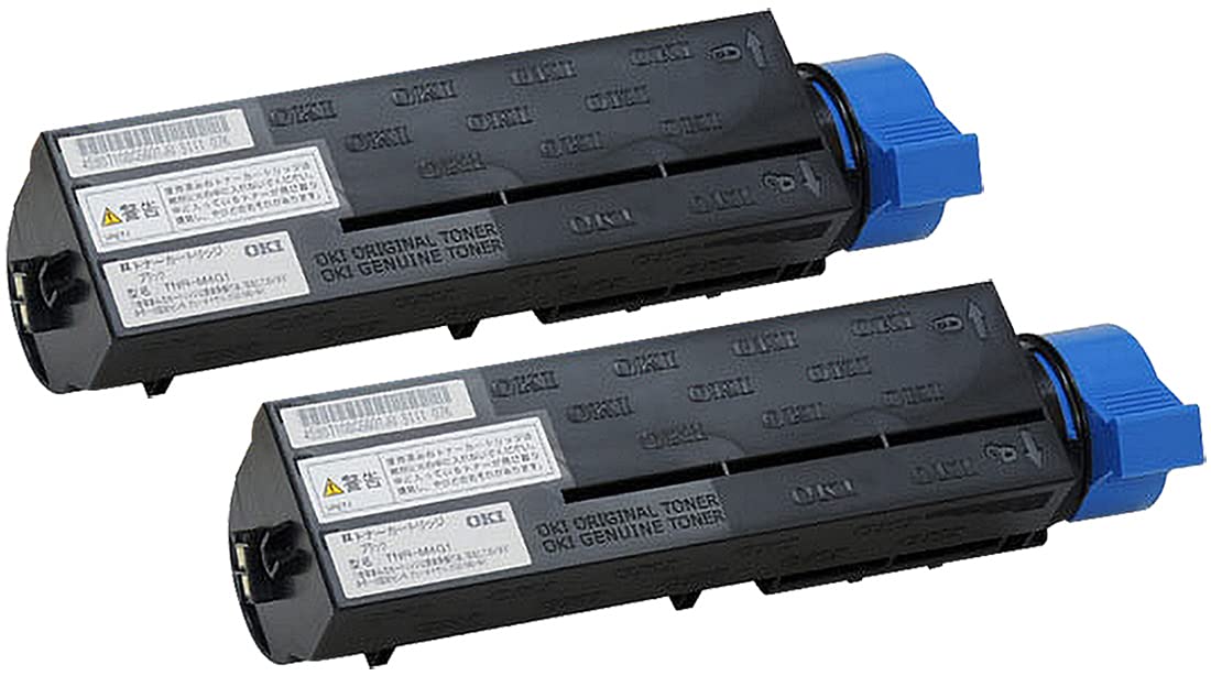 Amazon.co.jp: OKI トナーカートリッジTNR-M4G1 2本セット 純正品